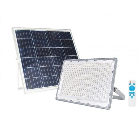LED 35W SOLAR FLOODLIGHT C/W SOLAR PANEL & CABLE 6300lm