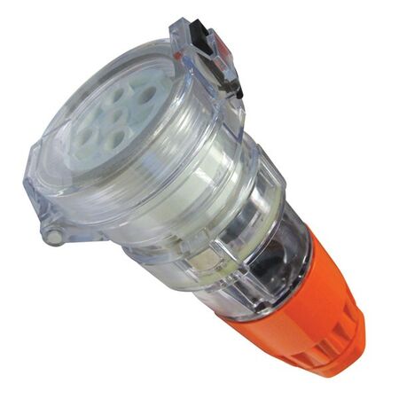 EXTENSION SOCKET, 4 PIN 40A ROUND, IP66 SERIES