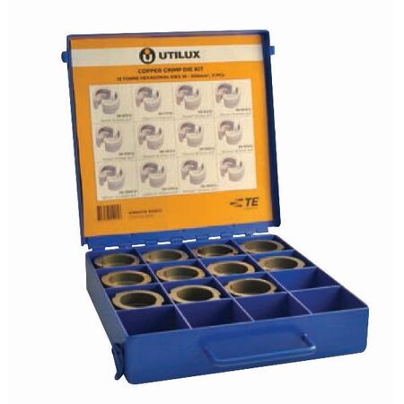 DIE SET, HEX, COPPER 16-300mm2 11 DIES IN METAL CASE