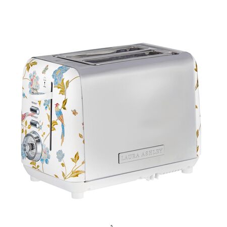 Laura Ashley 2 Slice Toaster - Elveden White - SBT582WS
