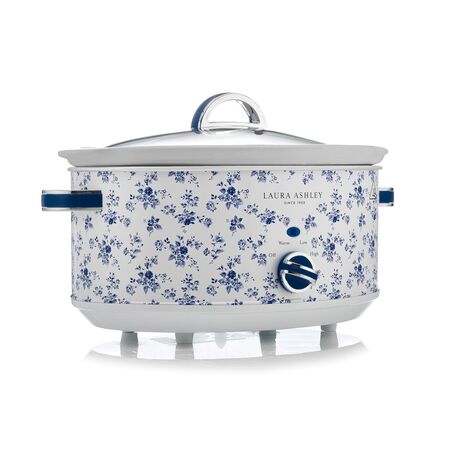 Laura Ashley 6.5L Slow Cooker - China Rose - LASC65CR