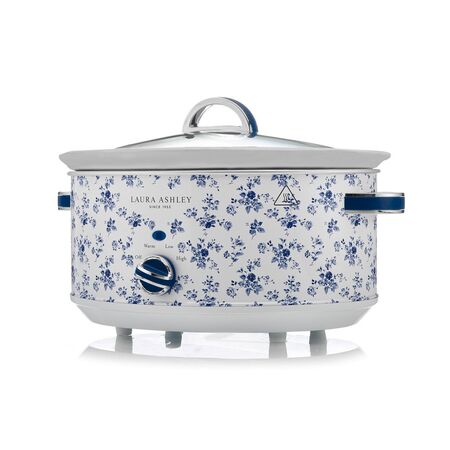 Laura Ashley 6.5L Slow Cooker - China Rose - LASC65CR