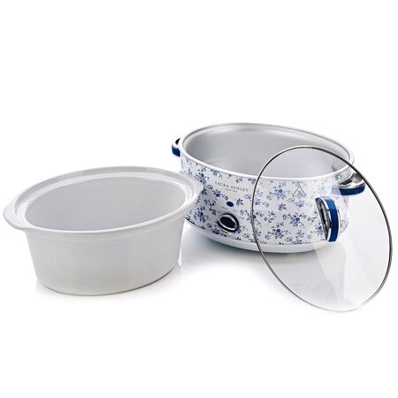 Laura Ashley 6.5L Slow Cooker - China Rose - LASC65CR