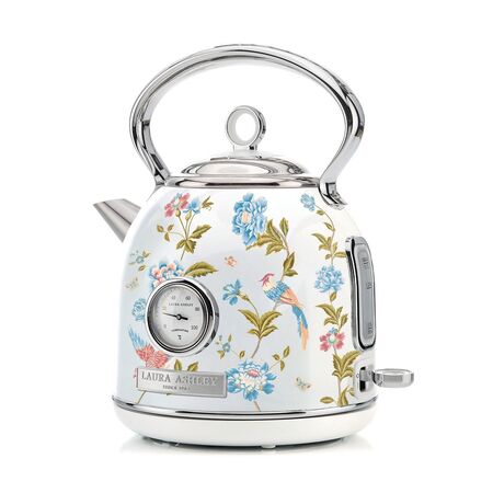 Laura Ashley 1.7L Dome Kettle - Elveden White - LADKEW