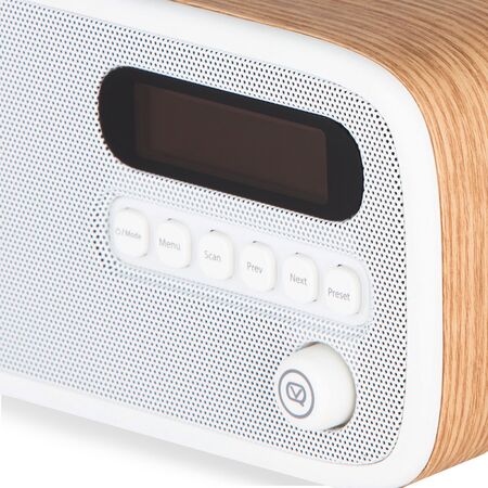 VQ Dexter DAB/DAB+ Digital & FM Radio - Oak - VQDEXTEROK