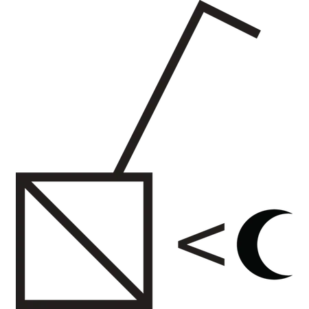 Twilight switch 1 channel, 1M, wall mounted cell