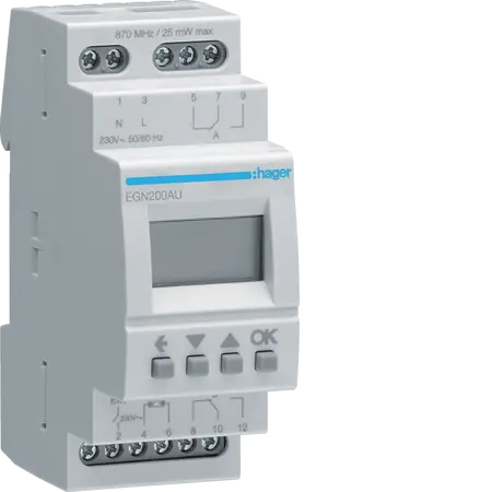 Multi-function time switch 2 channels bluetooth