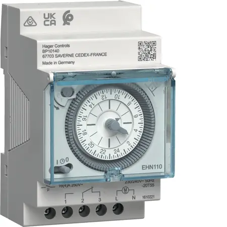 Daily time switch 1 channel, 3 modules