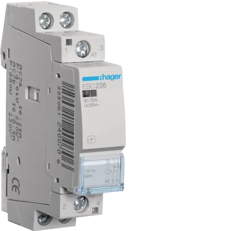 Contactor 25A, 2NC, 230V~50Hz