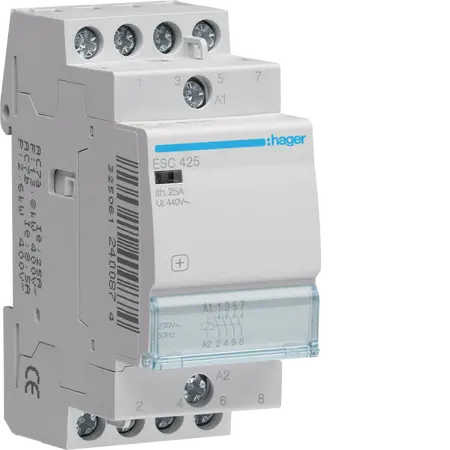 Contactor 25A, 4NO, 230V~50Hz