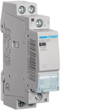 Contactor 25A, 1NO+1NC, 24V~50Hz