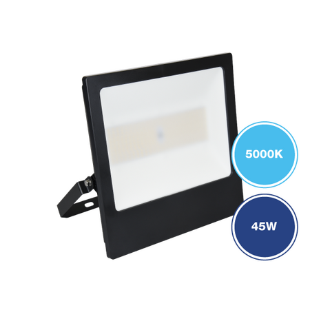 LiteW8 LED Floodlight 45W 5000K Black