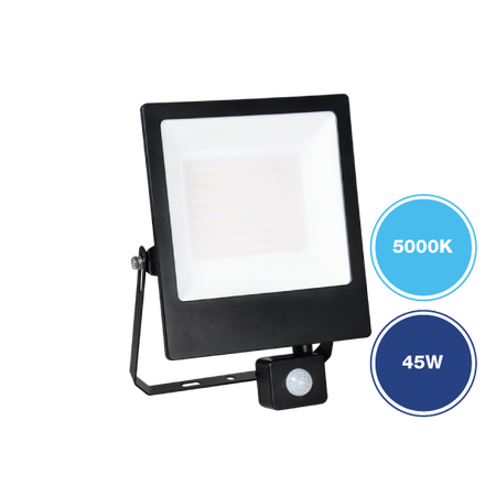 LiteW8 LED Floodlight 45W 5000K Black