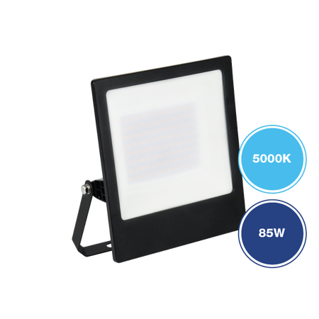 LiteW8 LED Floodlight 85W 5000K Black