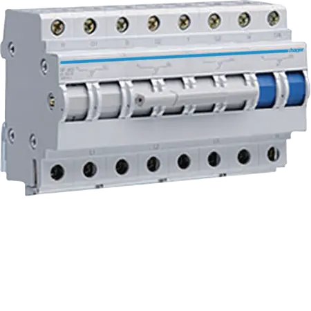 4 pole Changeoverswitch 63A I-0-II