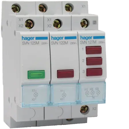 Green LED Indicator light 230VAC