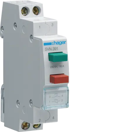 Impulse 1NO + 1NC Double Pushbutton