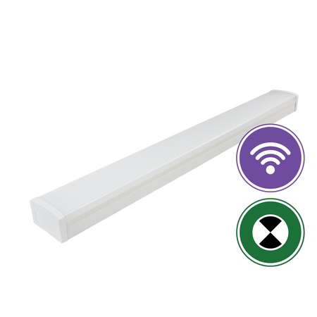 Stellar V Wide Bodied 5CCT LED Batten 40W 3K/4K/5K/5.7K/6.5K