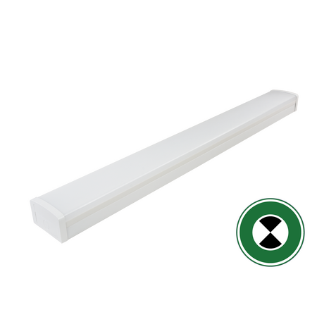 Stellar V Wide Bodied 5CCT LED Batten 40W 3K/4K/5K/5.7K/6.5K