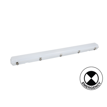 Tempest V Pro 5CCT IP65 EMG Wide Body Batten 40/36/30/26/24/20/14/10W 3K/4K/5K/5.7K/6.5K