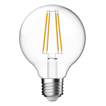 SupValue All-Glass Clear G80 LED Filament 7.5W 2700K E27