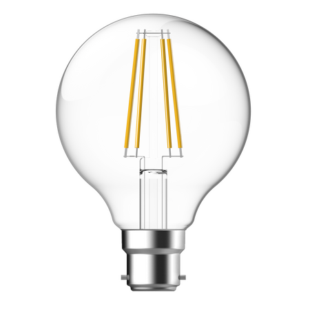 SupValue All-Glass Clear G80 LED Filament 7.5W 2700K B22