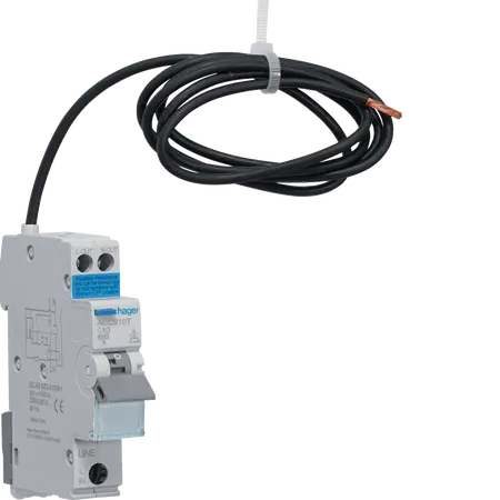 RCBO 1M 1P+N 6kA C-10A 10mA A