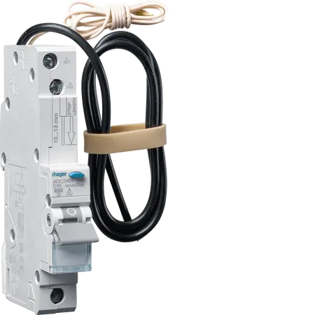 RCBO 1M 1P 6kA C-45A 30mA A Class