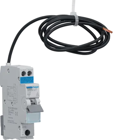 RCBO 1M 1P+N 6kA C-16A 30mA A