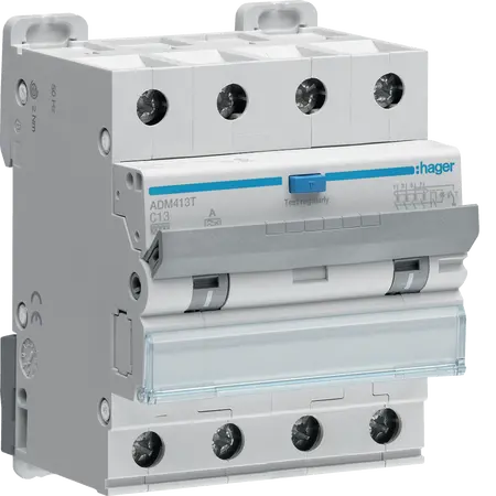 RCBO 4P 6kA C-16A 30mA A