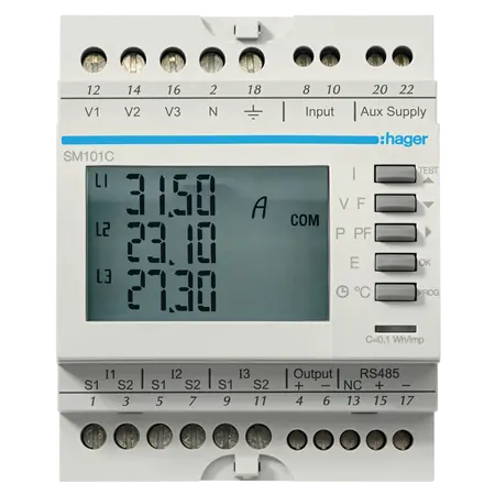 Communicant Modular multifunction meter