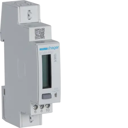 1 Phase kWhmeter direct 40A 1M MODBUS MID