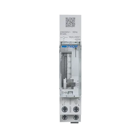 Daily time switch 1 channel, 1 module with reserve