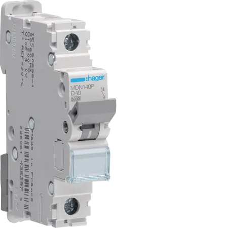 MCB 1P 6kA D-40A 1M