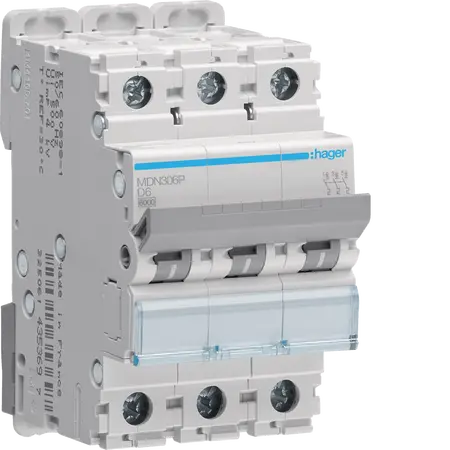 MCB 3P 6kA D-6A 3M