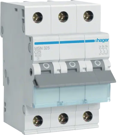 MCB 3P 6kA C-25A 3M