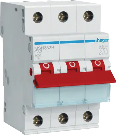 MCB 3P 6kA C-32A 3M