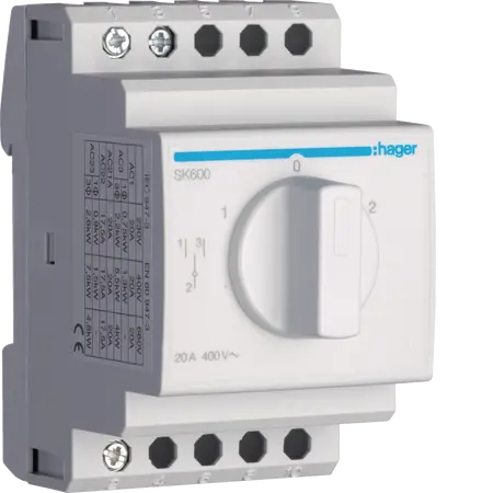 Selector switch non spring ret