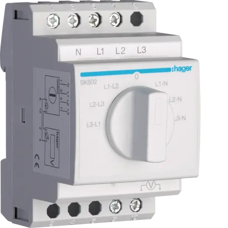 Voltmeter switch 3"o