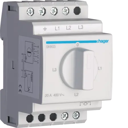 Ammeter switch 3 O