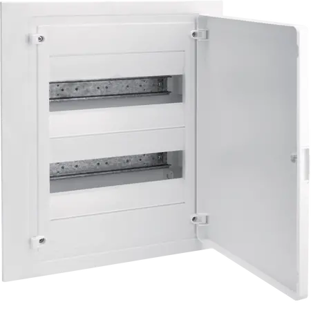 Small distributor,golf,flush,2row,24M,IP40,MS-terminal,ANZ,N+PE,white door