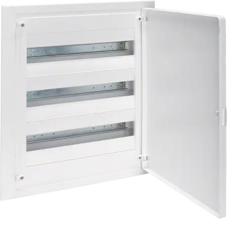 Small distributor,golf,flush,3row,54M,IP40,MS-terminal,ANZ,N+PE,white door