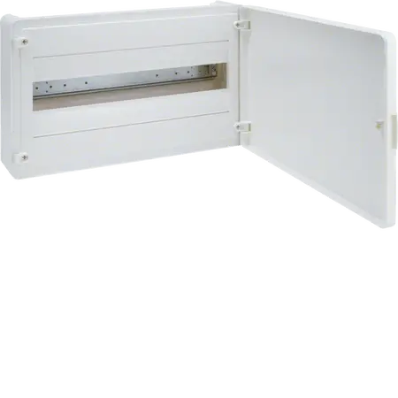 Small distributor,golf,surface,1row,IP40,18M,MS-terminal,ANZ,N+PE,white door