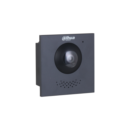 2-wire IP Modular Apartment Door Station - Black - 100.0 mm × 100.0 mm × 49.4 mm