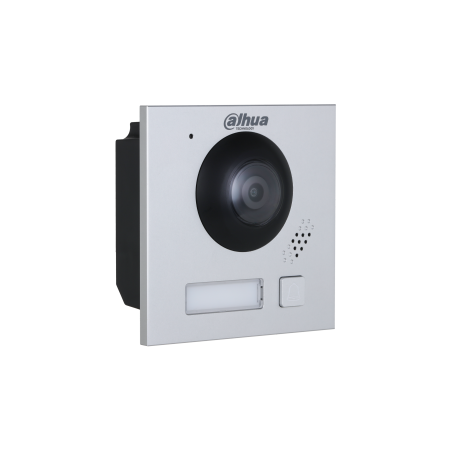 2-wire IP Modular Apartment Door Station - Silver - 100.0 mm × 100.0 mm × 49.4 mm