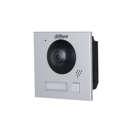 2-wire IP Modular Apartment Door Station - Silver - 100.0 mm × 100.0 mm × 49.4 mm