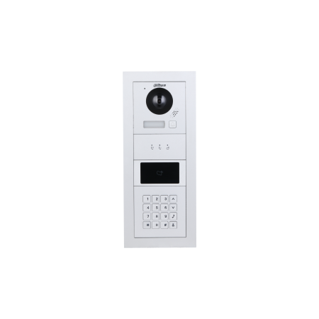 2-wire IP Modular Apartment Door Station - Silver - 100.0 mm × 100.0 mm × 49.4 mm
