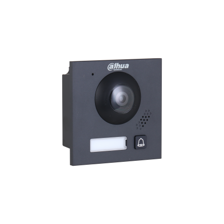 2-wire IP Modular Apartment Door Station - Black,100.0 mm × 100.0 mm × 49.4 mm