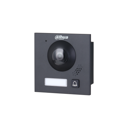 2-wire IP Modular Apartment Door Station - Black,100.0 mm × 100.0 mm × 49.4 mm