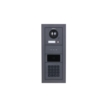 2-wire IP Modular Apartment Door Station - Black,100.0 mm × 100.0 mm × 49.4 mm
